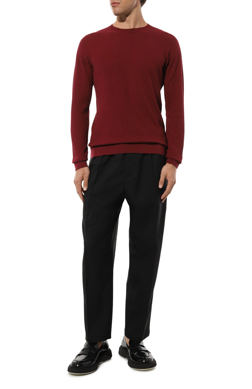 Джемпер из хлопка и кашемира GIORGIO ARMANI, арт. 6RSMB6/SMA6Z, фото 2