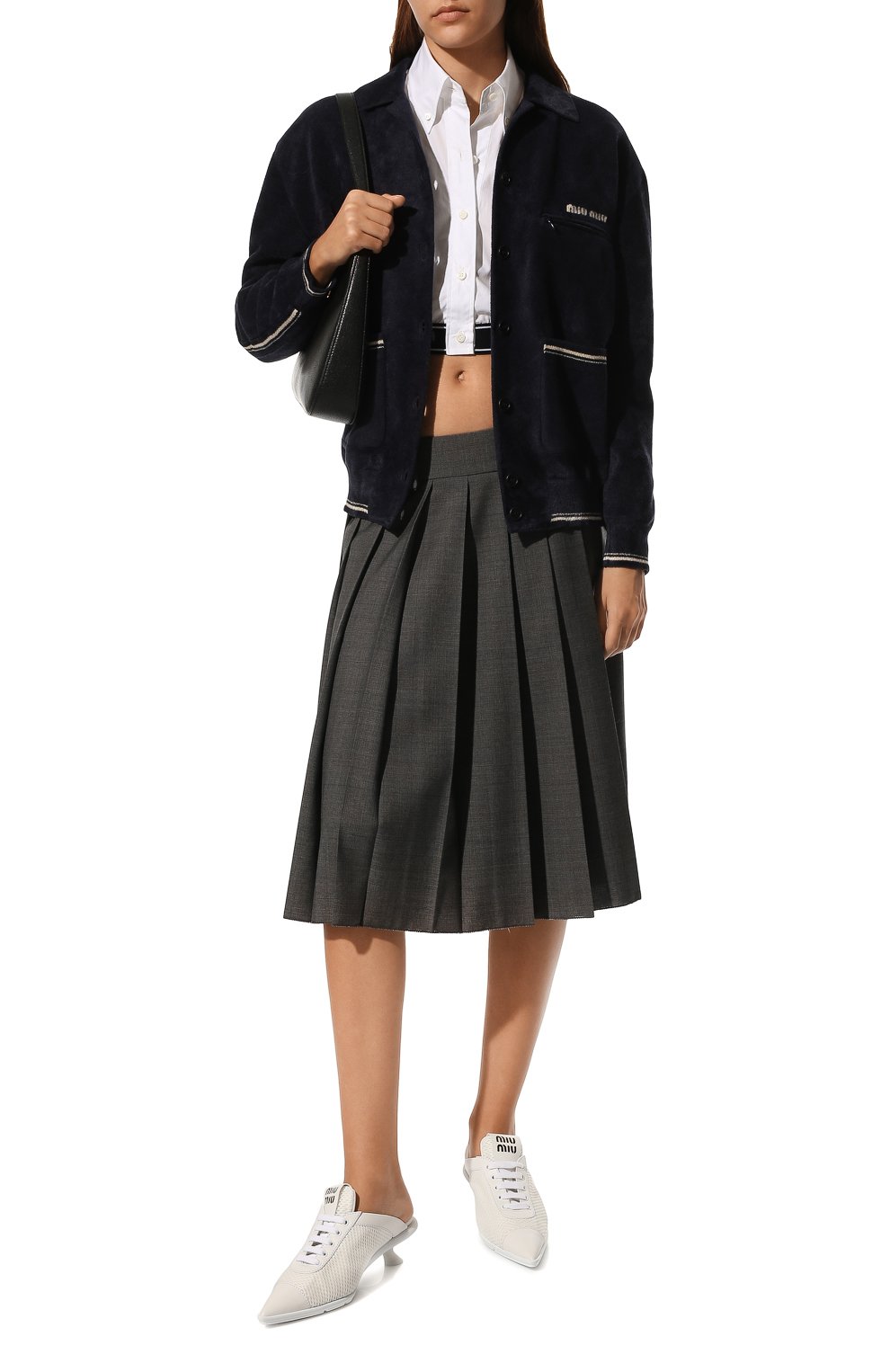 Комбинированные мюли MIU MIU, арт. 5E752D-77T-F0009-055, фото 2