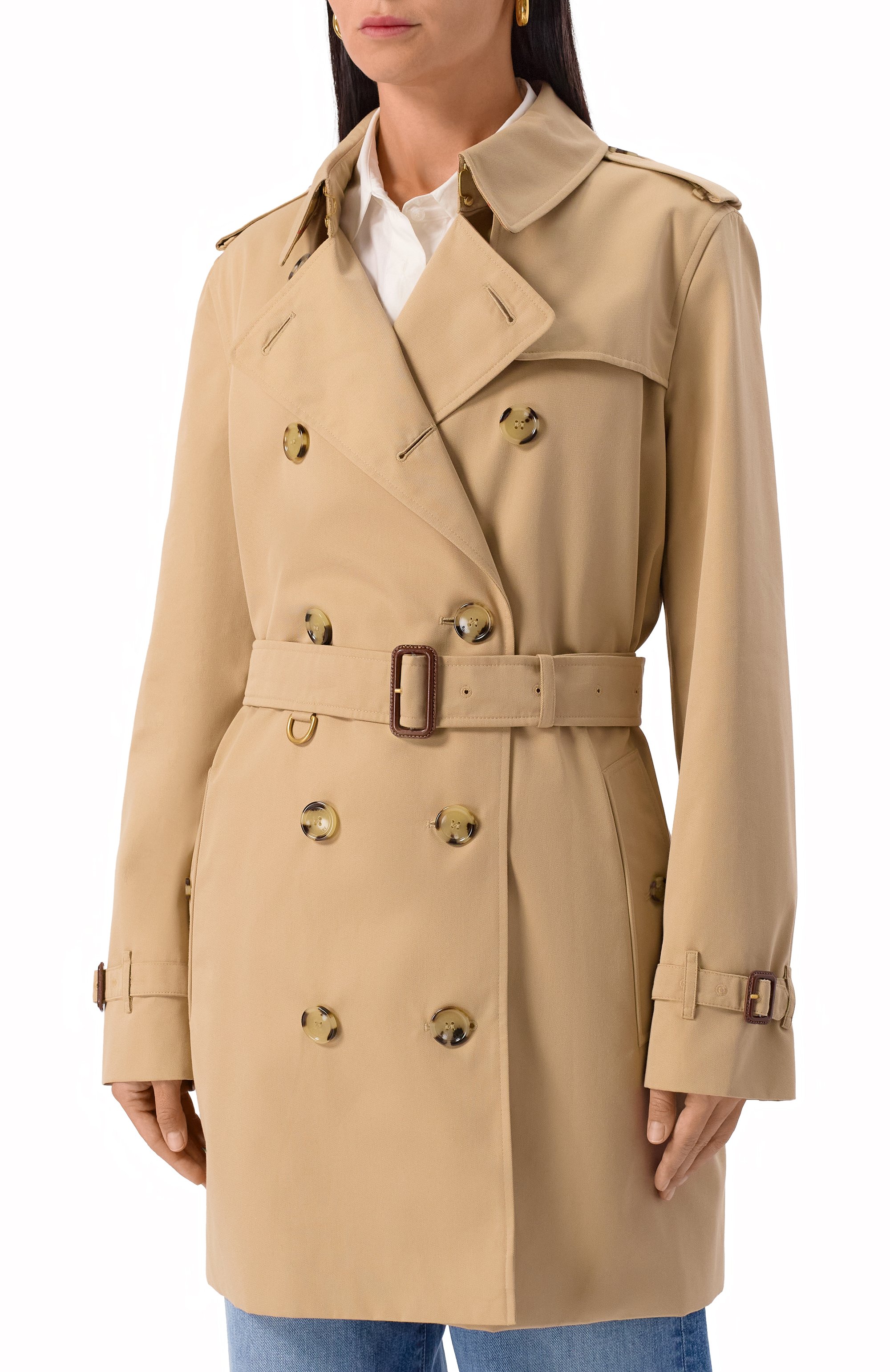 Хлопковый тренч BURBERRY, арт. 8079417, фото 3