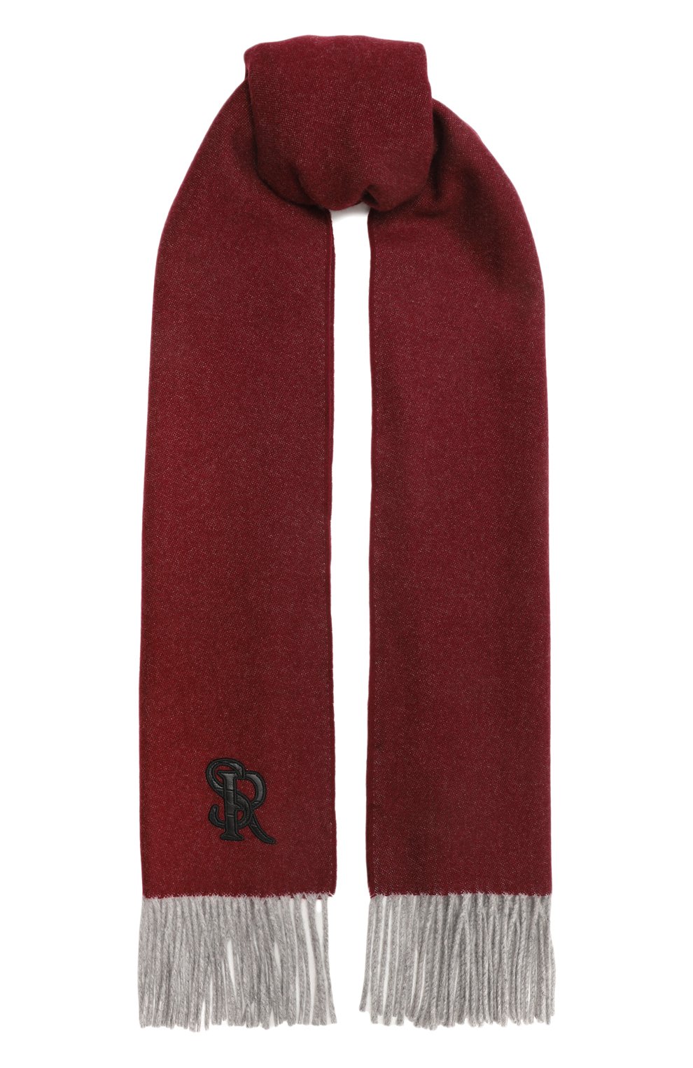 Кашемировый шарф с отделкой из кожи крокодила STEFANO RICCI, арт. MWA0300030/6853, фото 1