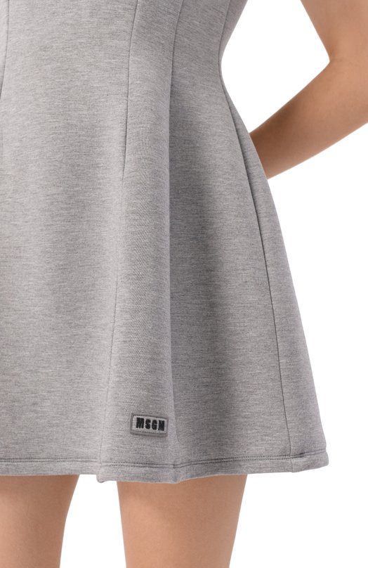 Платье из вискозы MSGM 3941MDA23/257612 Серый  3941MDA23/257612 Фото 5