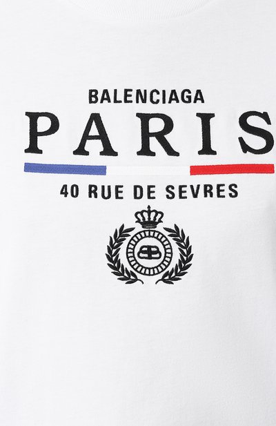 Хлопковая футболка BALENCIAGA, арт. 594599/TGV48, фото 5