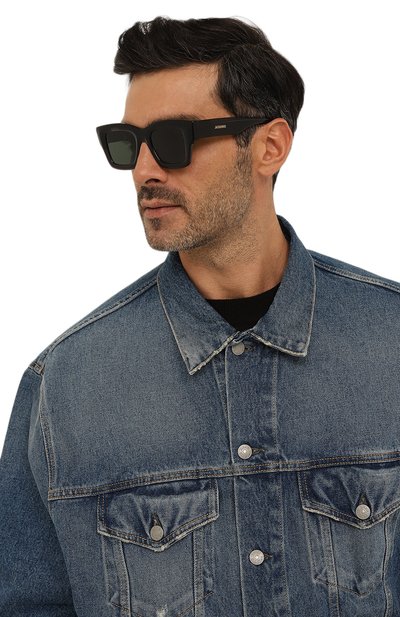 Солнцезащитные очки JACQUEMUS, арт. LES LUNETTES BACI MULTI BLACK, фото 3