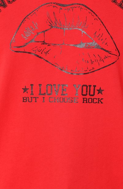 Хлопковая футболка REDVALENTINO красного цвета по цене 16650 руб., арт. SR0MG02Q/4PJ, фото 5 Хлопковая футболка REDVALENTINO, арт. SR0MG02Q/4PJ, фото 5