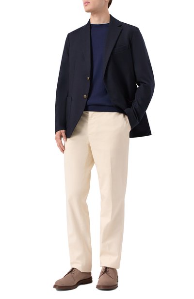 Пиджак из шерсти и кашемира CIRCOLO 1901 темно-синего цвета по цене 77200 руб., арт. CN5059, фото 3 Пиджак из шерсти и кашемира CIRCOLO 1901, арт. CN5059, фото 3