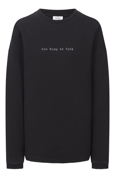 Хлопковый лонгслив VETEMENTS, арт. MH27LS198B