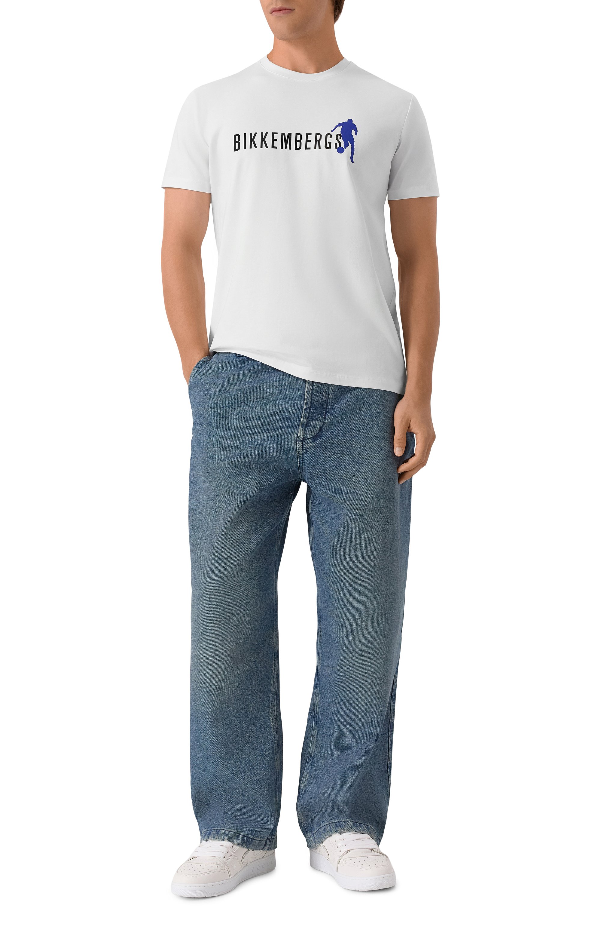 Хлопковая футболка DIRK BIKKEMBERGS, арт. BMT1237, фото 2
