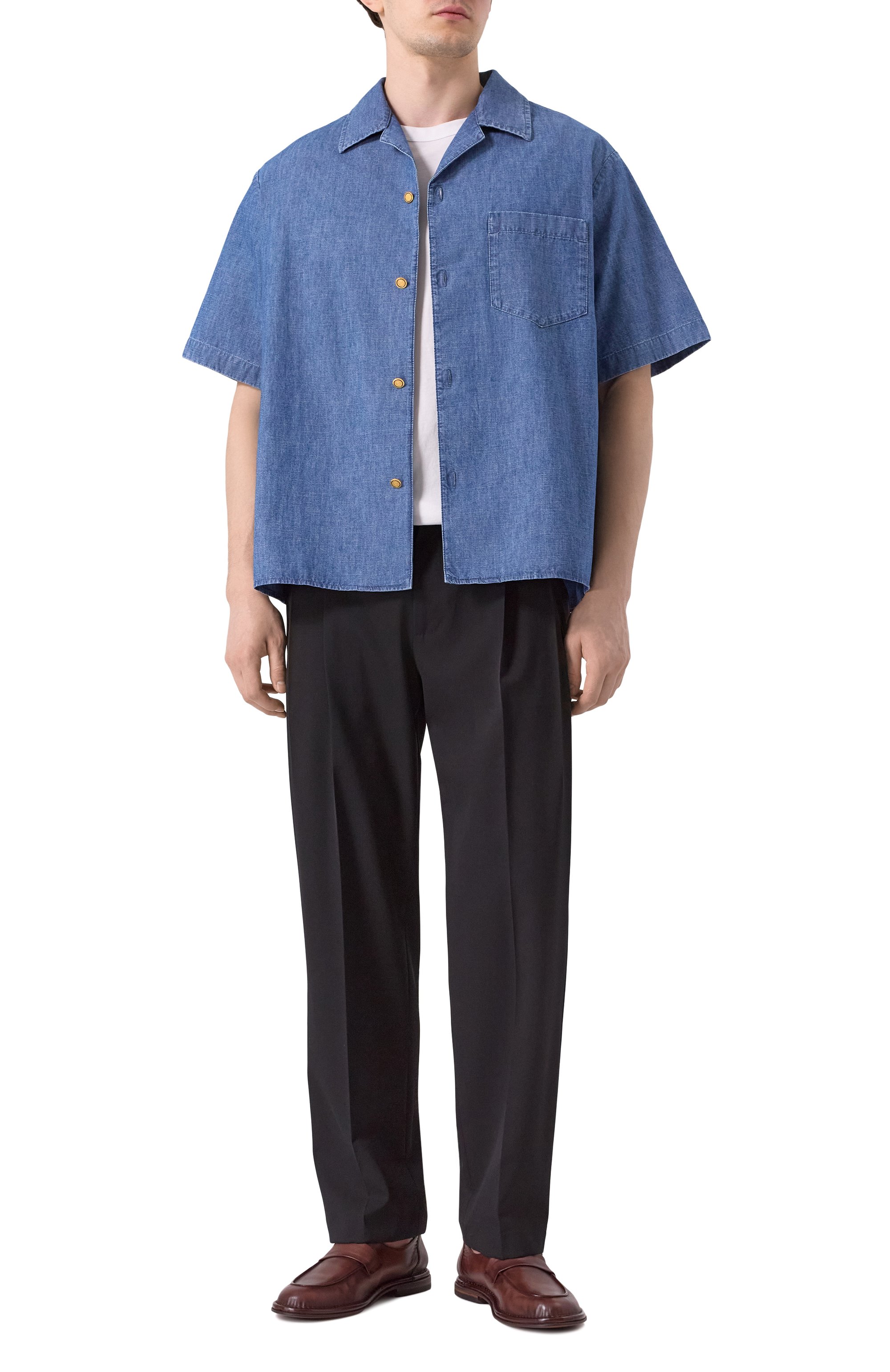 Джинсовая рубашка VALENTINO, арт. 6V3DB03LAL4, фото 2