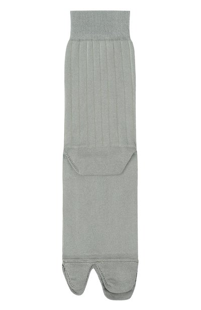 Хлопковые носки MAISON MARGIELA светло-зеленого цвета по цене 14650 руб., арт. S51TL0051/S17868, фото 2 Хлопковые носки MAISON MARGIELA, арт. S51TL0051/S17868, фото 2