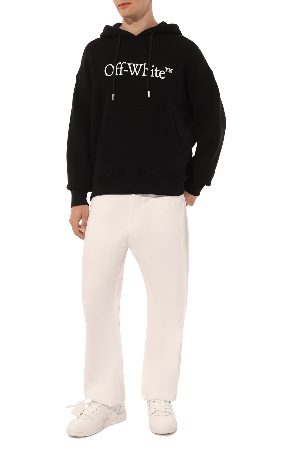 Хлопковое худи OFF-WHITE, арт. 0MBB085C99FLE012, фото 2