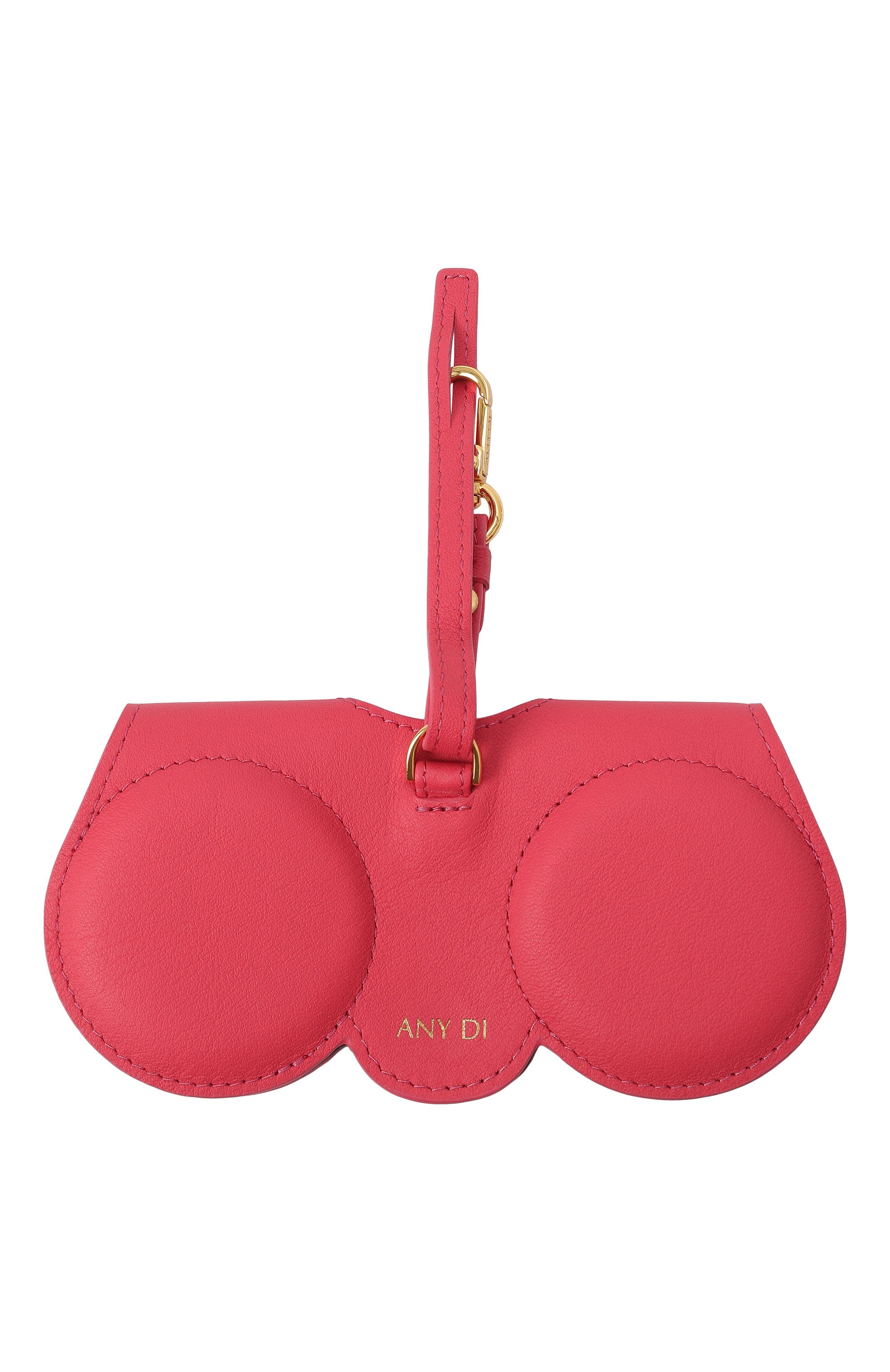 Кожаный футляр для очков ANY DI, арт. SP101602 FUCHSIA, фото 2