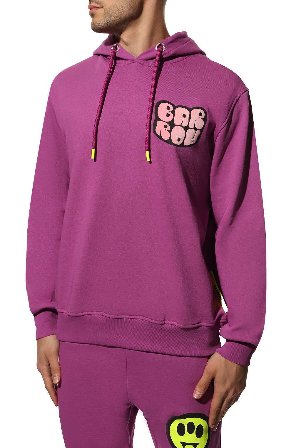 Хлопковое худи BARROW, арт. 032885, фото 3