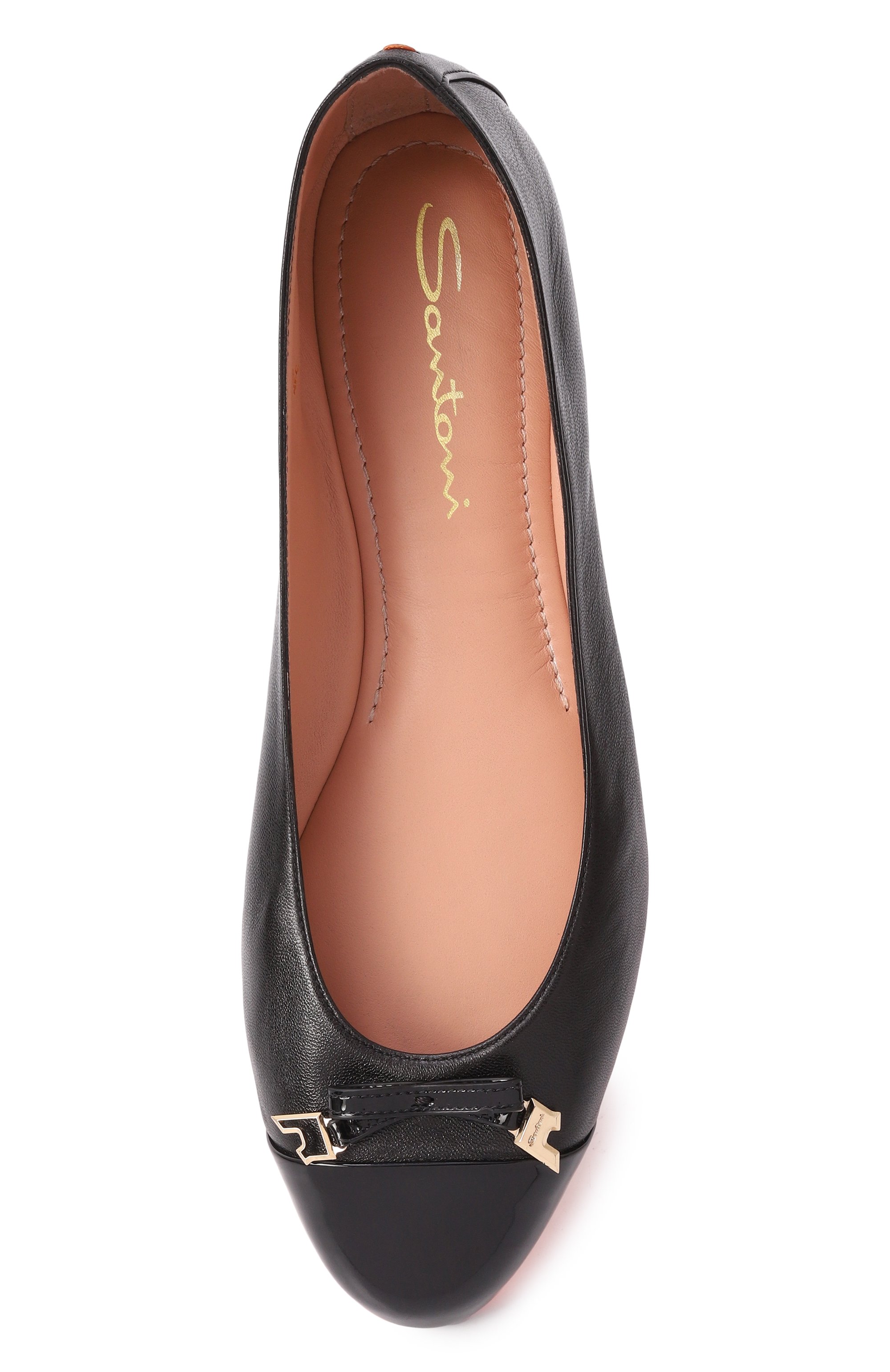 Кожаные балетки SANTONI, арт. WAAG71504KA1N0G0, фото 6