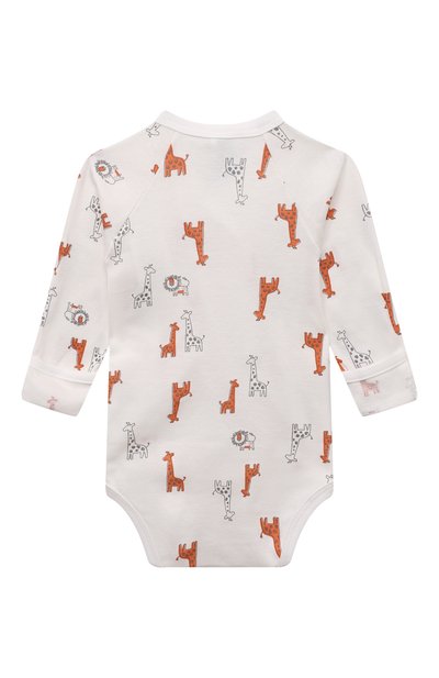 Хлопковое боди SANETTA белого цвета по цене 3095 руб., арт. 324144, фото 2 Хлопковое боди SANETTA, арт. 324144, фото 2