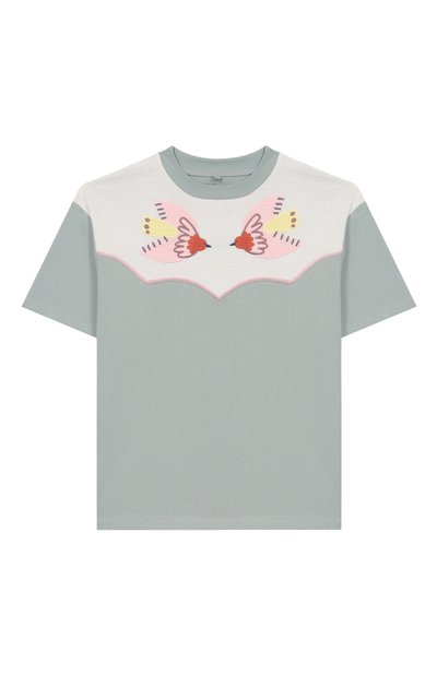 Хлопковая футболка STELLA MCCARTNEY, арт. TX8C91