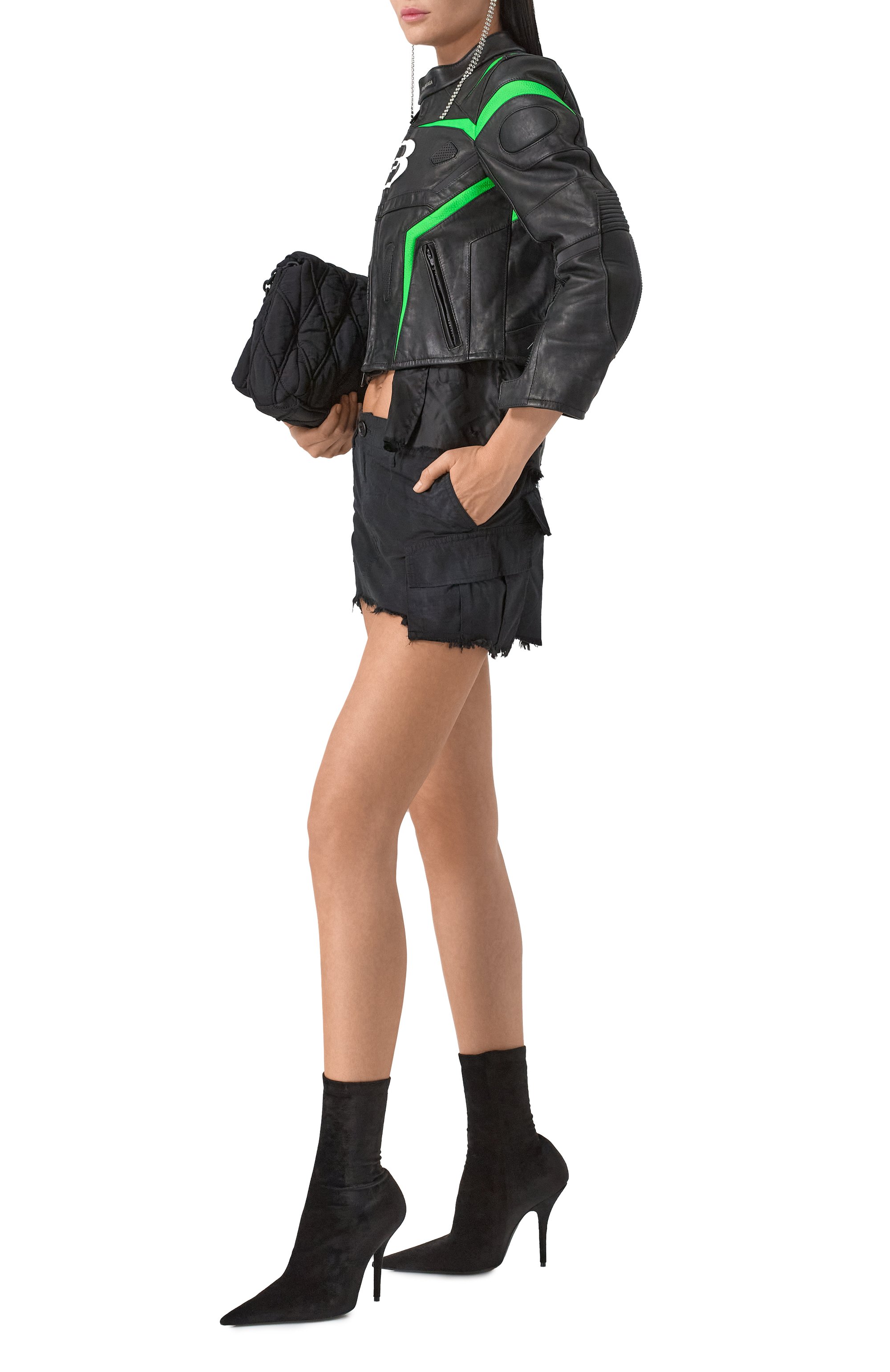 Кожаная куртка BALENCIAGA, арт. 797162/T0S17, фото 2