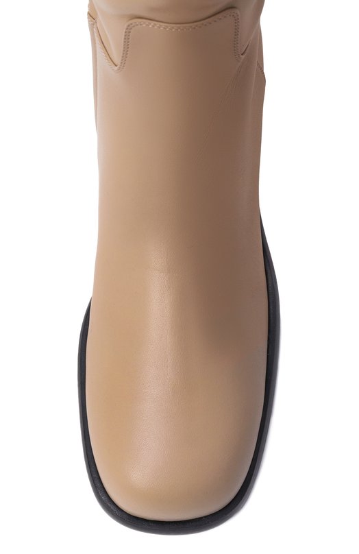 Кожаные сапоги Avenue 25 Sergio Rossi B15630/MMVN13 Бежевый  B15630/MMVN13 Фото 6