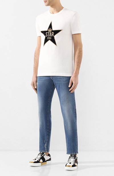 Комбинированные кеды miami DOLCE & GABBANA, арт. CS1694/AJ605, фото 2