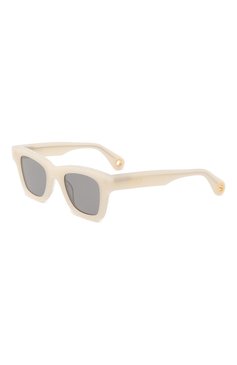 Женские солнцезащитные очки JACQUEMUS белого цвета, арт. LES LUNETTES N0CI0 MULTI BEIGE | Фото 1 (Региональные ограничения белый список (Axapta Mercury): Не проставлено; Нос: Не проставлено; Материал: Пластик; Тип очков: С/з; Очки форма: Квадратные; Оптика Гендер: оптика-женское)