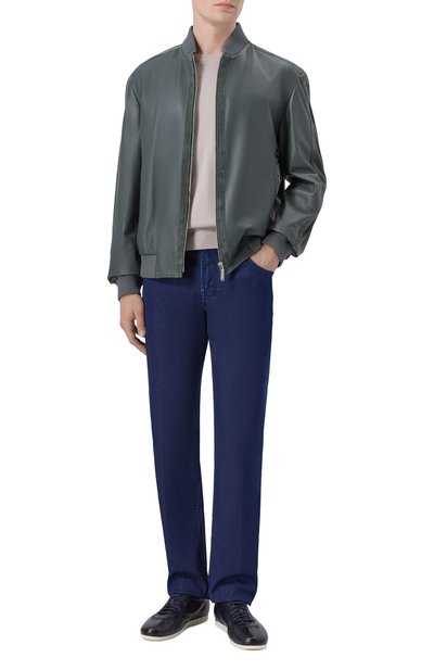 Кожаный бомбер ZILLI, арт. AT0B00M1008VBEV00, фото 2