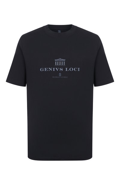 Мужская хлопковая футболка BRUNELLO CUCINELLI, арт. M0B138520