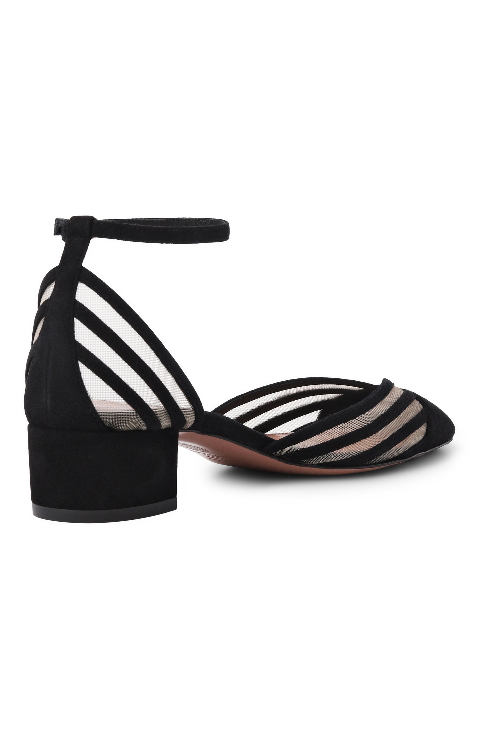 Комбинированные туфли alana 35 AQUAZZURA, арт. AANMIDP1-SFE-000, фото 5