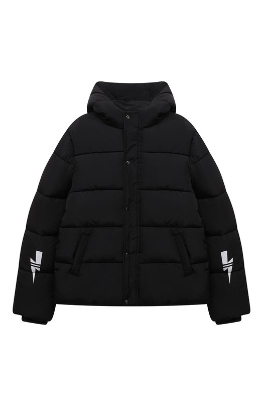 

Утепленная куртка Neil Barrett Kids, Чёрный