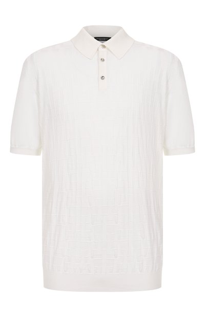 Мужская поло из хлопка и шелка STEFANO RICCI, арт. K818098P13/F25279