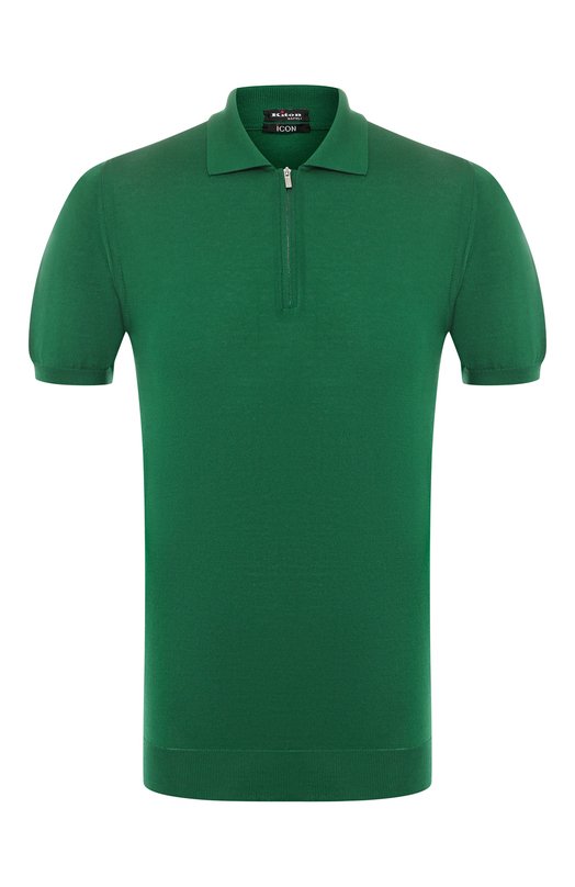 

Хлопковое поло Kiton, Зелёный