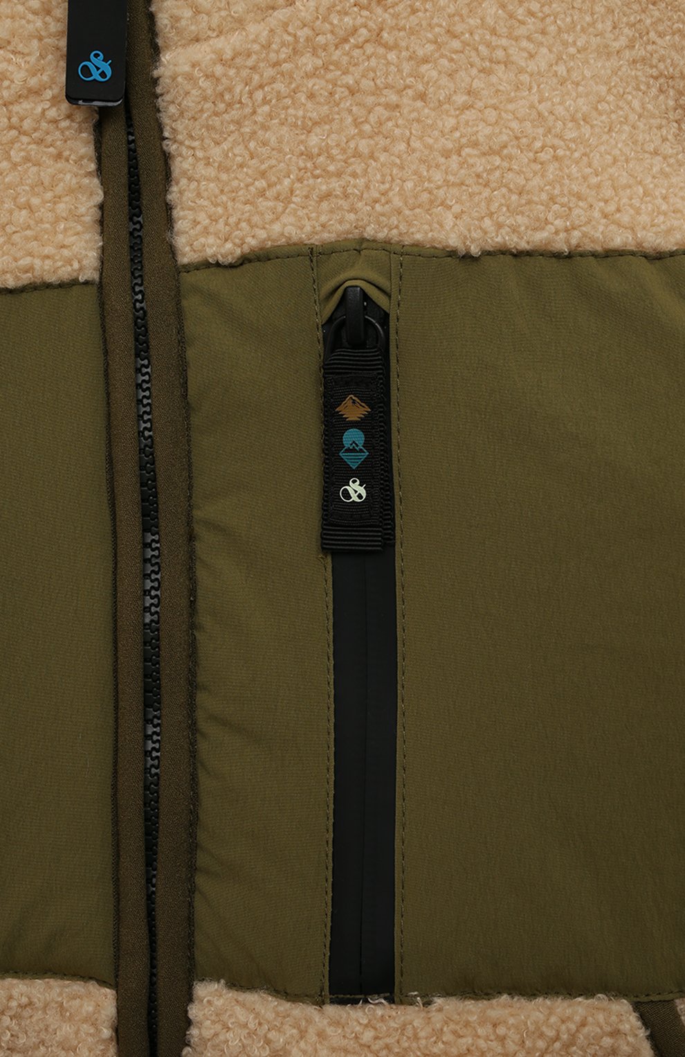 Текстильная куртка SCOTCH AND SODA бежевого цвета по цене 14550 руб., арт. 167479-22-FWBM-A10, фото 3 Текстильная куртка SCOTCH AND SODA, арт. 167479-22-FWBM-A10, фото 3