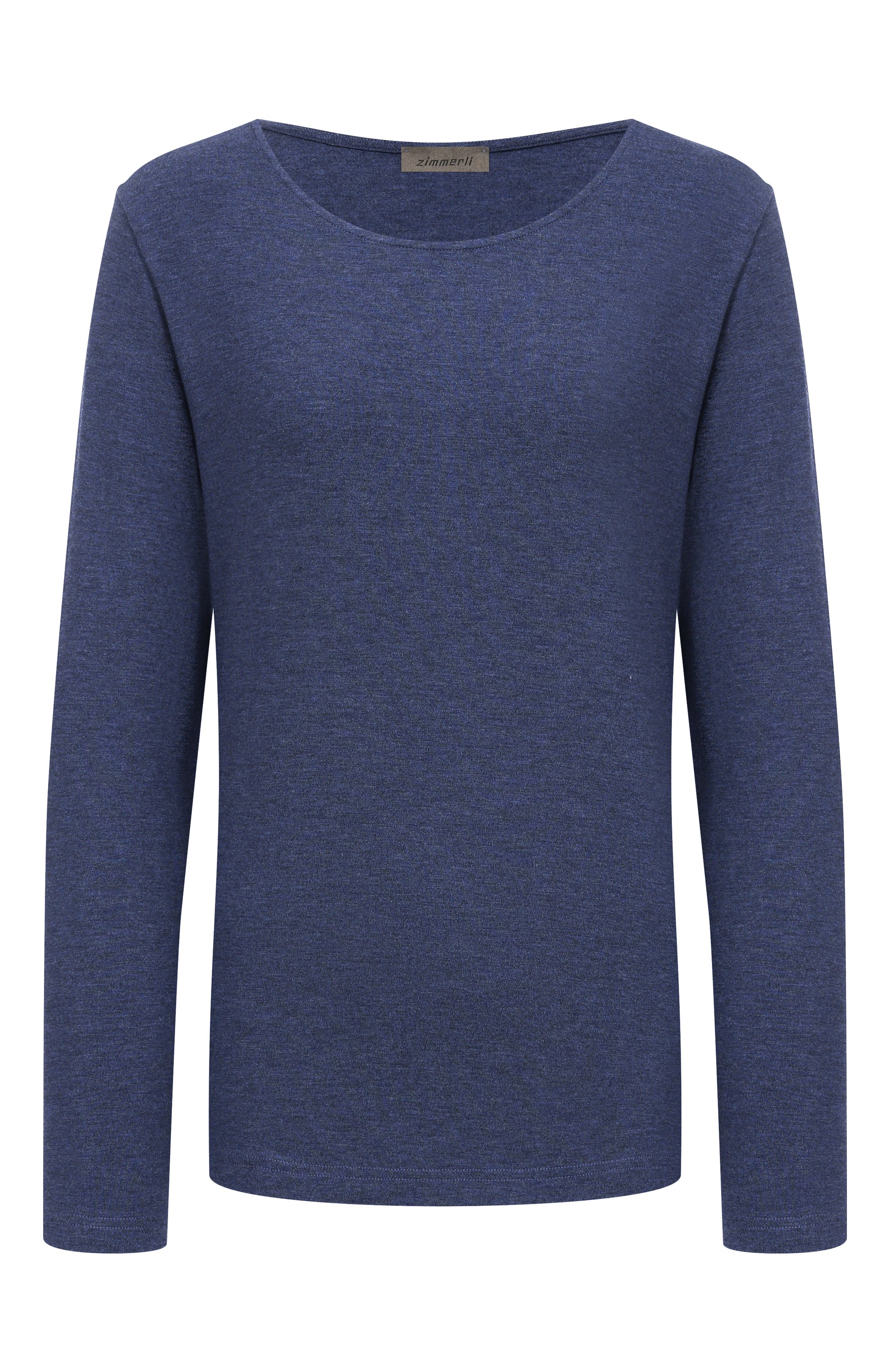 Лонгслив ZIMMERLI синего цвета по цене 17000 руб., арт. 8010-33005, фото 1 Лонгслив ZIMMERLI, арт. 8010-33005, фото 1