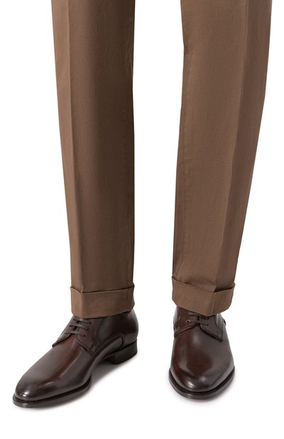 Кожаные дерби KITON, арт. USSA399N0138604, фото 3