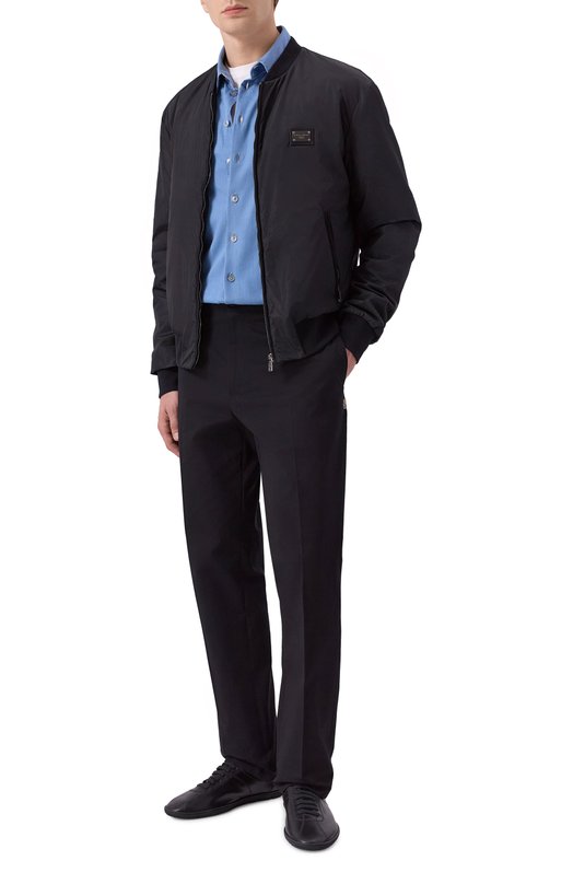 Кожаные кеды Giorgio Armani GM001698/AF20299 Чёрный  GM001698/AF20299 Фото 2