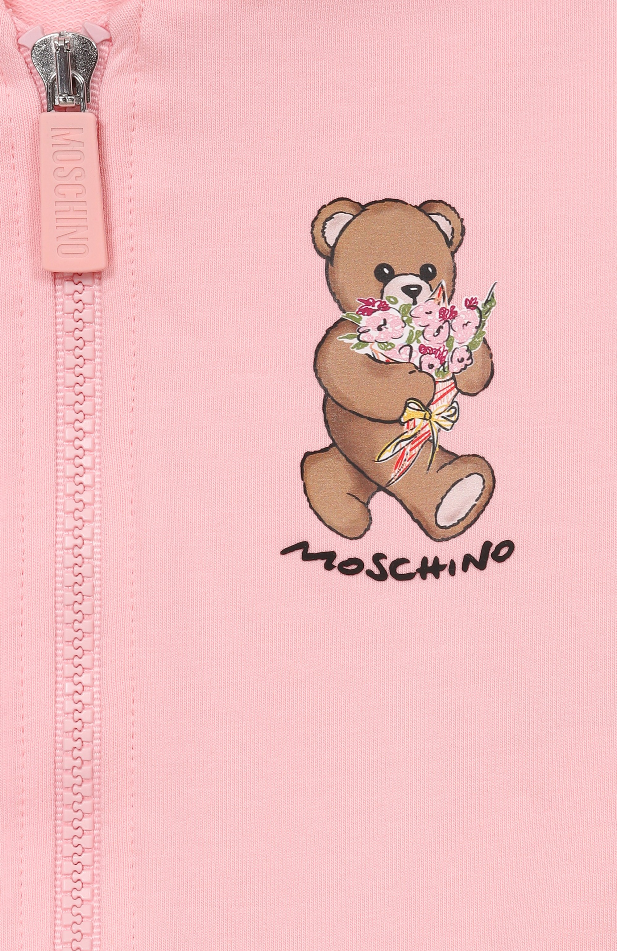Костюм из толстовки и брюк MOSCHINO светло-розового цвета по цене 28900 руб., арт. HAK033/LDA00, фото 6 Костюм из толстовки и брюк MOSCHINO, арт. HAK033/LDA00, фото 6