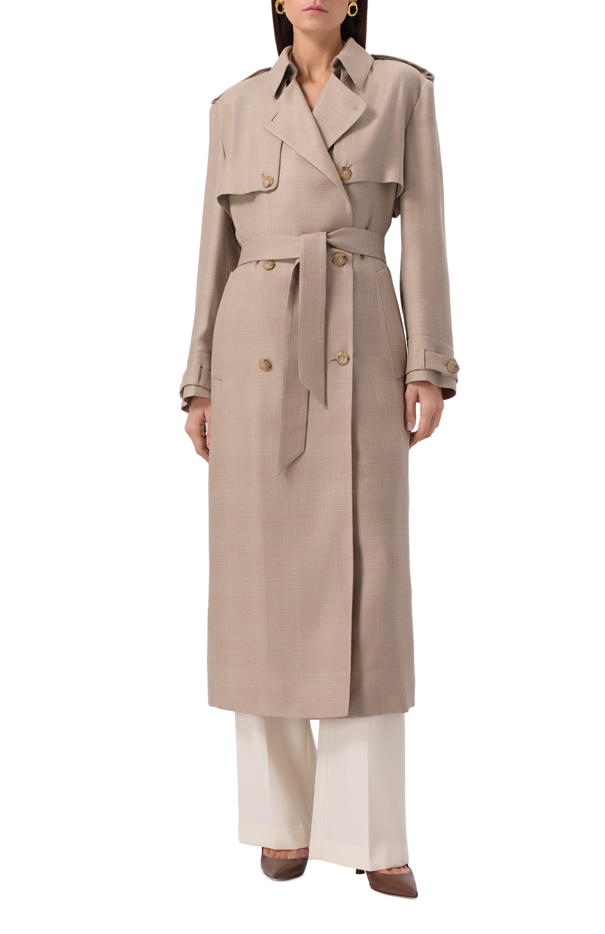 Тренч из кашемира и шелка COLOMBO, арт. GC00500/F/77529-23, фото 3