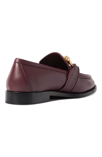 Кожаные лоферы astaire BOTTEGA VENETA бордового цвета по цене 131000 руб., арт. 796697/V5DZ0, фото 5 Кожаные лоферы astaire BOTTEGA VENETA, арт. 796697/V5DZ0, фото 5