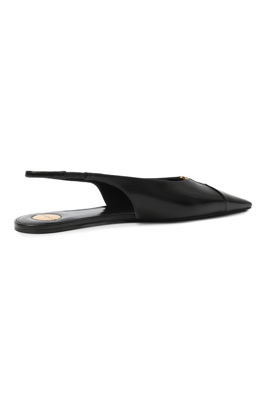 Кожаные балетки Babylone Saint Laurent 800240/AAEHI Чёрный  800240/AAEHI Фото 5