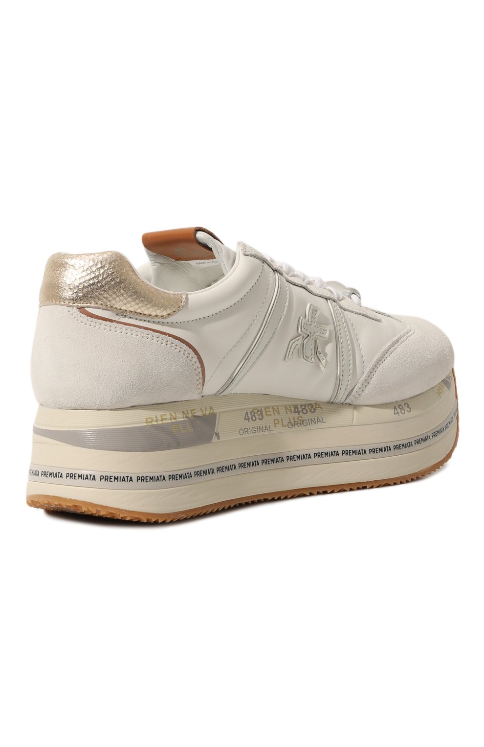 Кожаные кроссовки beth PREMIATA, арт. BETH/VAR 7037, фото 5