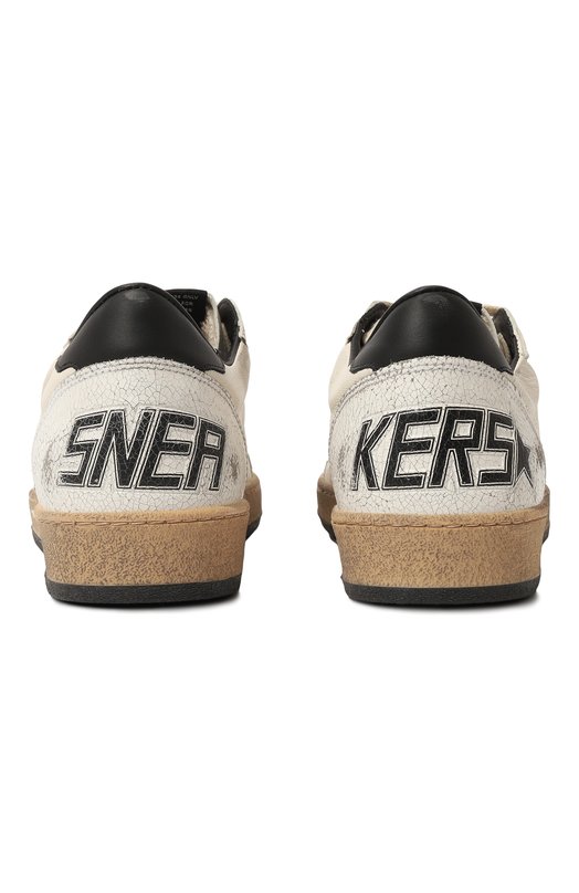 Кожаные кеды Ball Star Golden Goose Deluxe Brand GMF00117.F003771 Кремовый  GMF00117.F003771 Фото 7