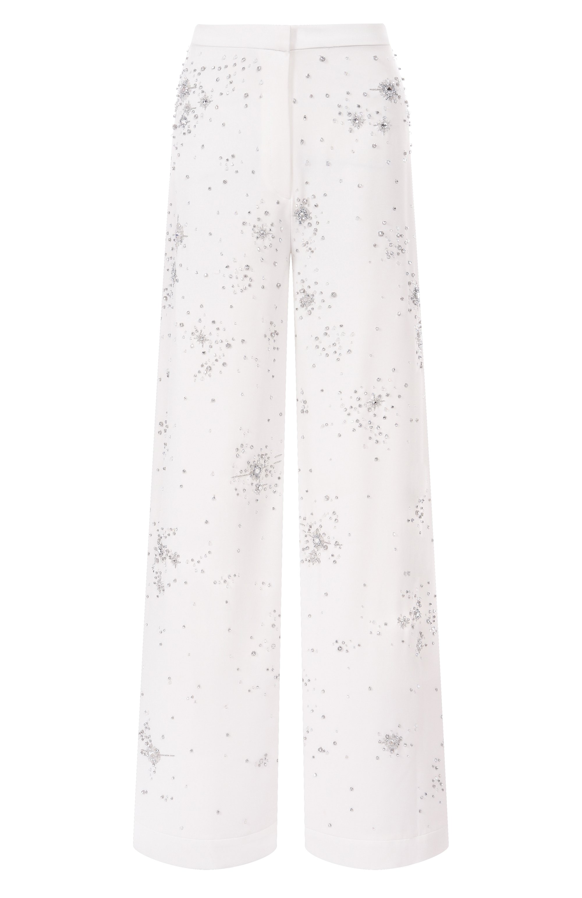 Брюки с отделкой стразами ZUHAIR MURAD, арт. PTR25029/CRCA018, фото 1