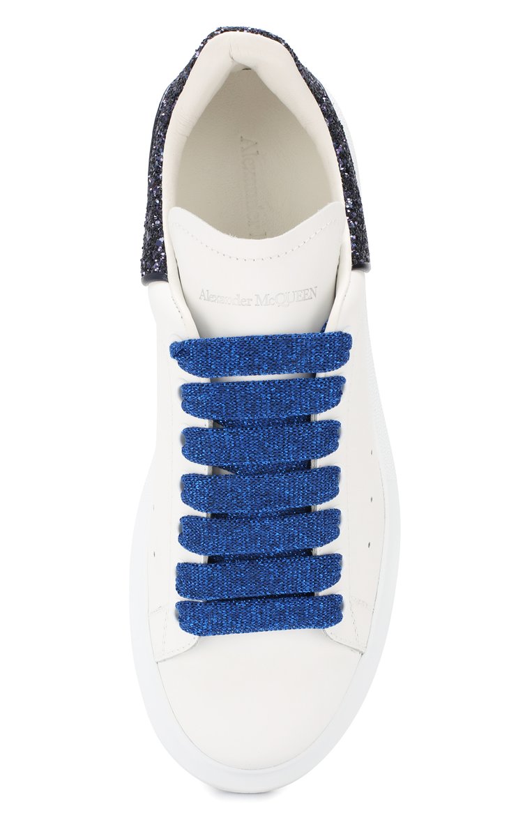 Кожаные кеды ALEXANDER MCQUEEN, арт. 558945/WHNBK, фото 1