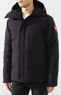 Мужская пуховая куртка macmillan CANADA GOOSE темно-синего цвета, арт. 3804M | Фото 3 (Кросс-КТ: Куртка; Мужское Кросс-КТ: пуховик-короткий, Пуховик-верхняя одежда, Верхняя одежда; Рукава: Длинные; Материал внешний: Синтетический материал; Материал сплава: Проставлено; Стили: Спорт-шик; Материал подклада: Синтетический материал; Ювелирные украшения: Назначено; Драгоценные камни: Проставлено; Длина (верхняя одежда): Короткие; Материал утеплителя: Пух и перо; Статус проверки: Проверена категория)