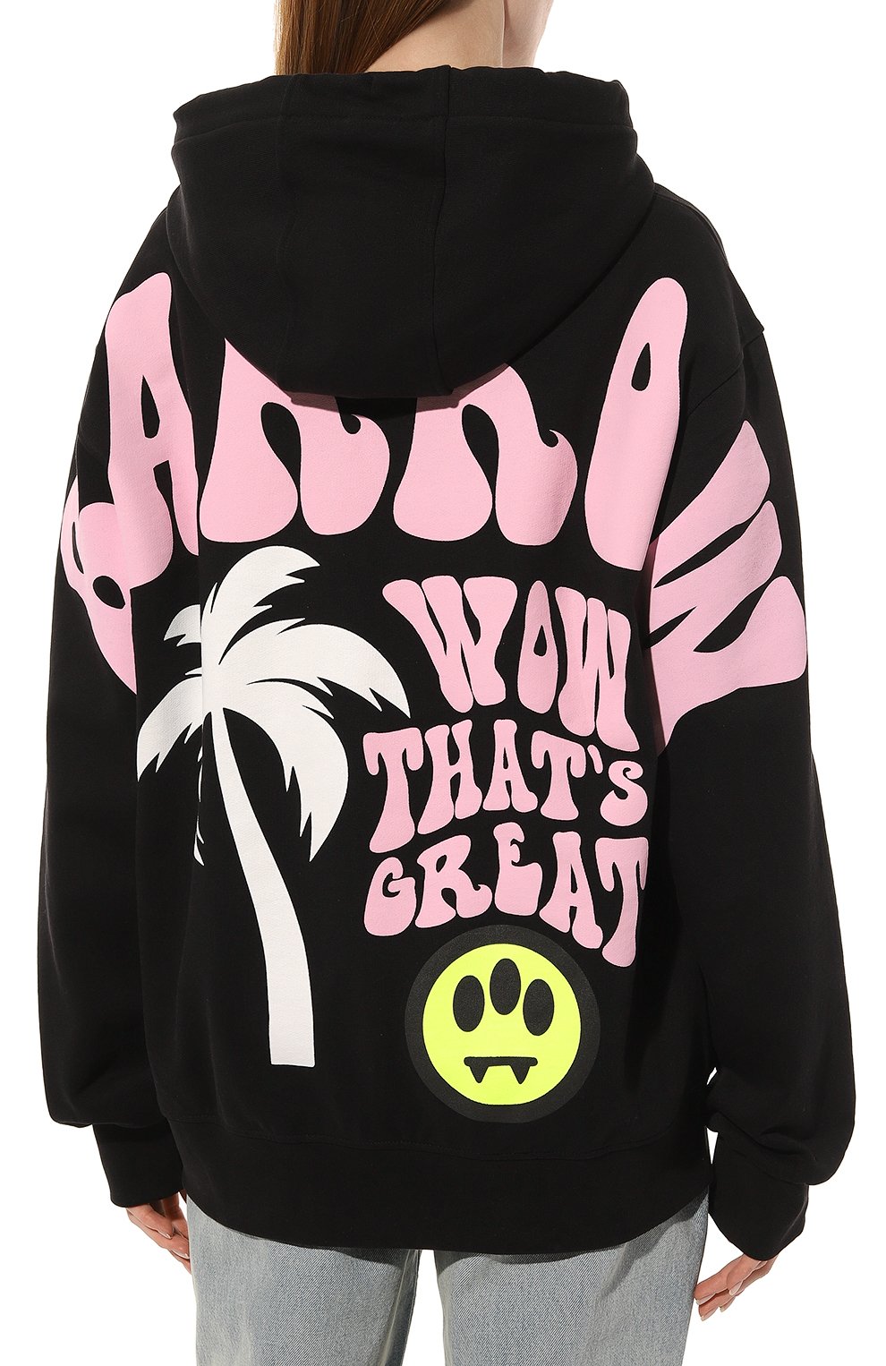 Хлопковое худи BARROW, арт. 034090, фото 4