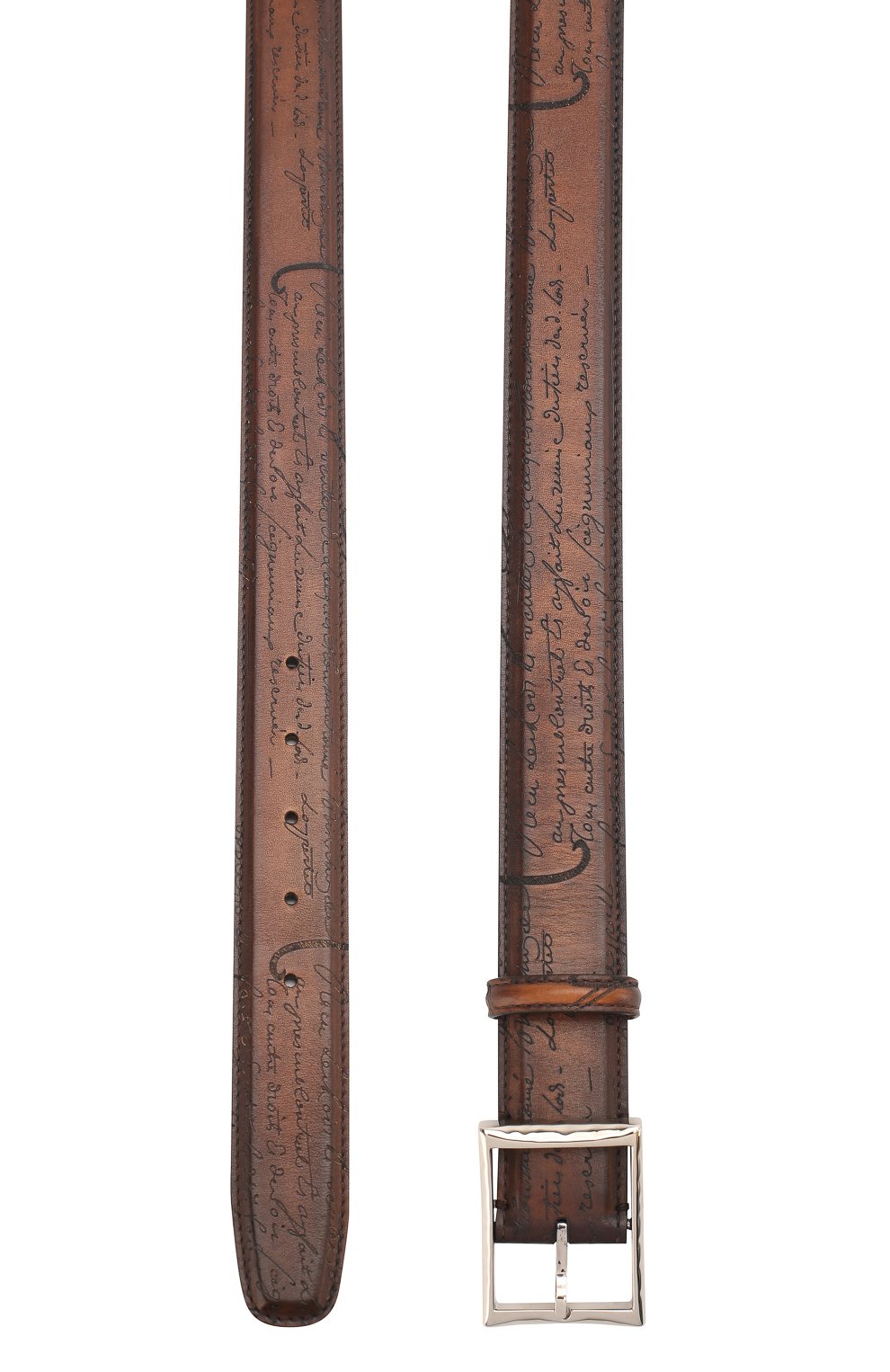 Кожаный ремень с металлической пряжкой BERLUTI коричневого цвета по цене 69350 руб., арт. C0002-029, фото 2 Кожаный ремень с металлической пряжкой BERLUTI, арт. C0002-029, фото 2