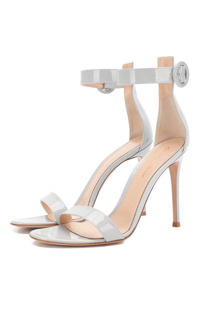 Кожаные босоножки portofino 105 GIANVITO ROSSI голубого цвета по цене 81950 руб., арт. G61096.15RIC.VERCL0U, фото 1 Кожаные босоножки portofino 105 GIANVITO ROSSI, арт. G61096.15RIC.VERCL0U, фото 1