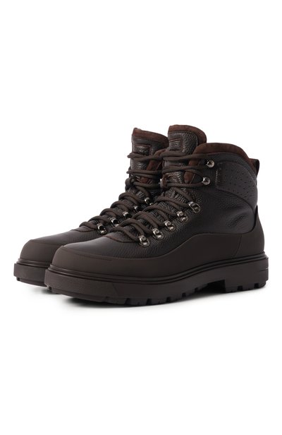 Мужские кожаные ботинки MVST, арт. 0880001.3917C304/CERV0/GUM/SHEARLING