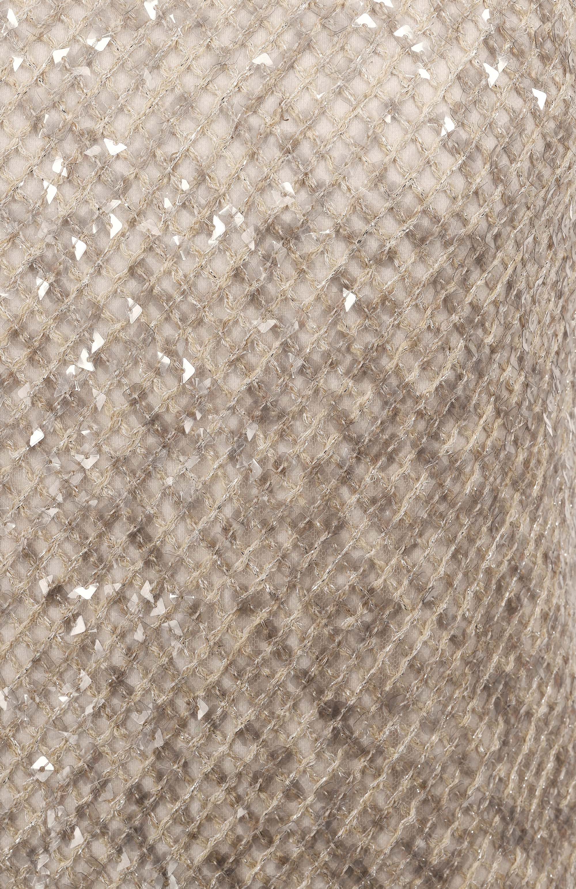 Хлопковая майка с отделкой пайетками BRUNELLO CUCINELLI, арт. M0T18HH500, фото 6