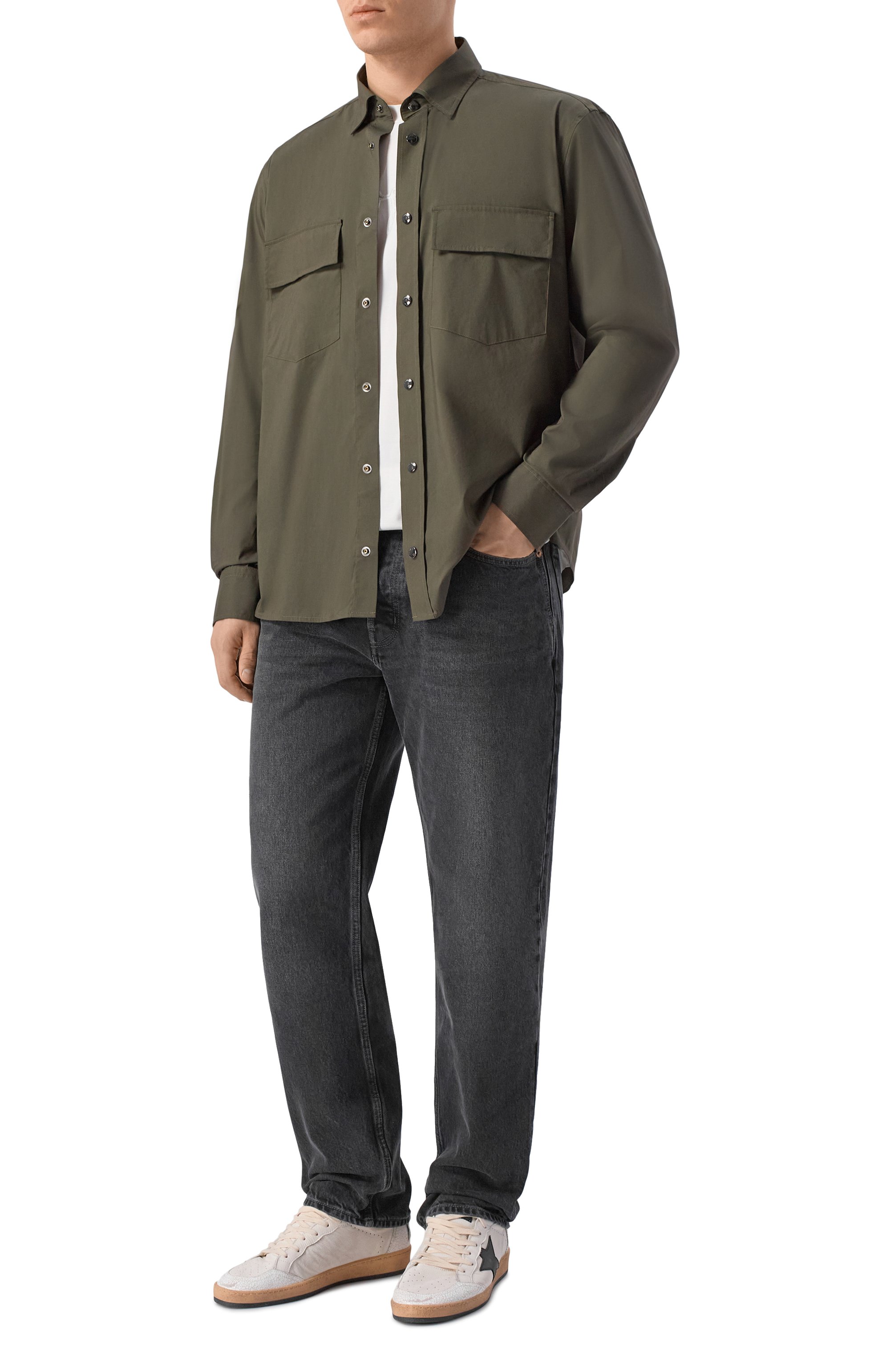 Рубашка BOGNER темно-зеленого цвета по цене 30500 руб., арт. 58761322, фото 2 Рубашка BOGNER, арт. 58761322, фото 2