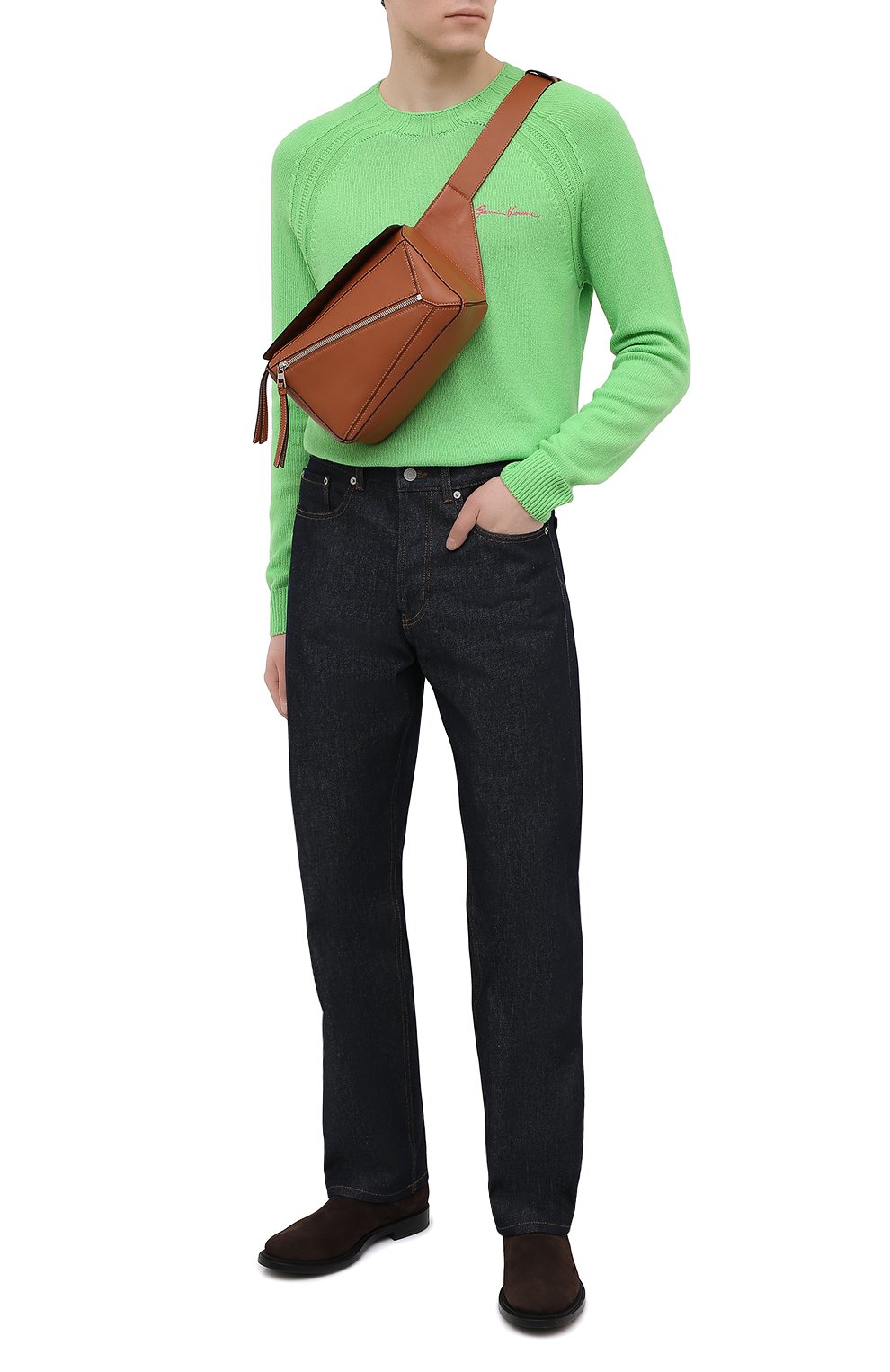 Кожаная поясная сумка puzzle LOEWE, арт. B510P35X01, фото 2