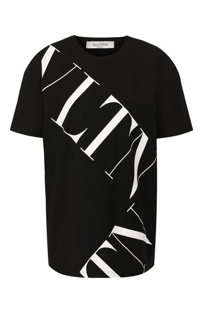 Женская хлопковая футболка VALENTINO, арт. SB3MG02E4SH